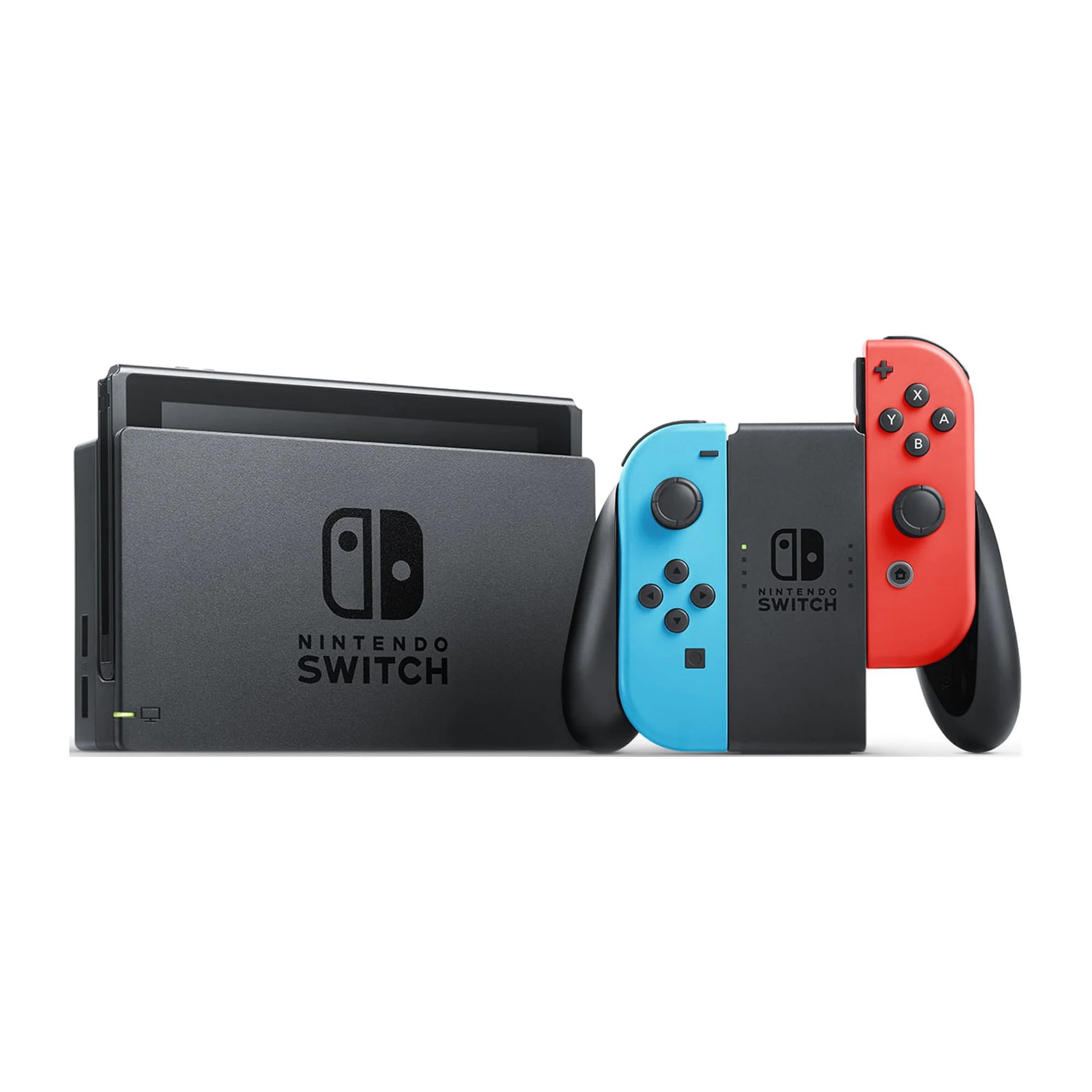 Nintendo Switch - OLED Model with Neon Red & Neon Blue Joy-Con